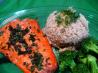 Grilled Chilli & Cilantro Salmon With Ginger Rice. Recipe by Sarah_Jayne