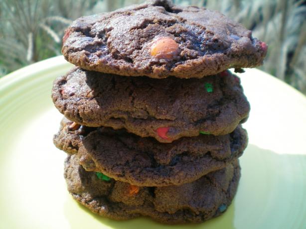 Chocolate Chocolate M&m Cookies. Photo by CoffeeB
