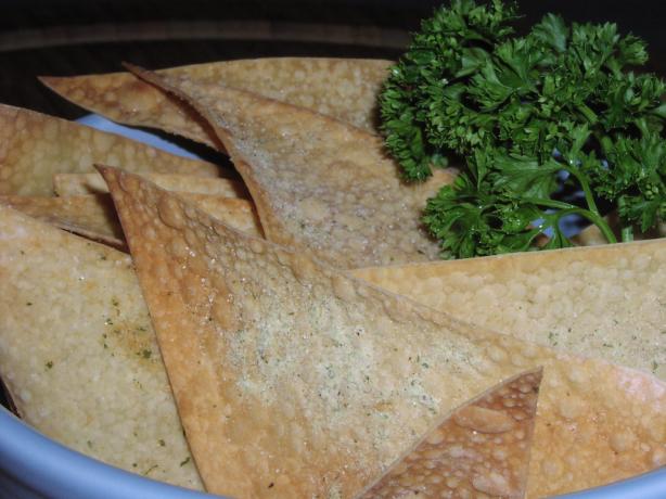 Savory Wonton Chips. Photo by TeresaS