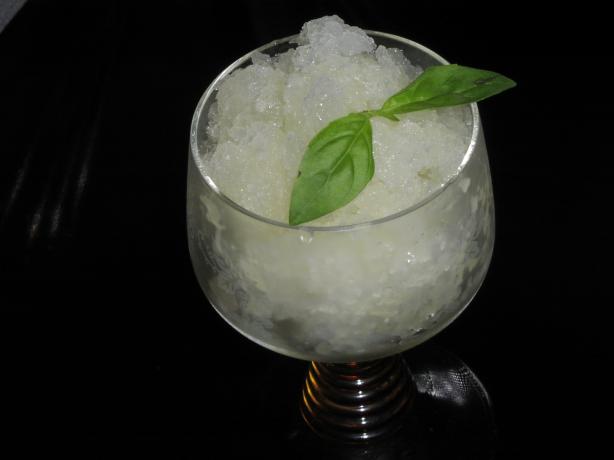 Basil and Lime Granita. Photo by TeresaS