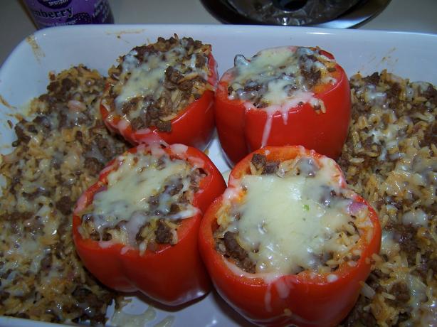Nawlins-Style Stuffed Bell Peppers. Photo by Tabby Bartley