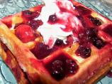 Berry Birthday Waffles
