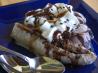 Baked Peanut Butter Banana Split (Light). Recipe by Maito