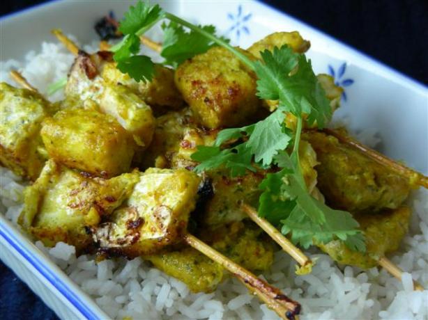 Moroccan Fish Skewers / Kebabs. Photo by kiwidutch