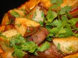 New Potatoes With Garlic and Cilantro