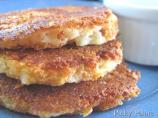Parmesan Crusted Smoked Cheddar Potato Cakes
