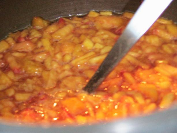 Ball Blue Book Peach or Pear Jam. Photo by BecR