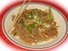 Beef Pad Thai With Peanut Sauce & Asian Noodles. Recipe by stephanierndos