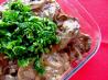 Chicken Liver Stroganoff