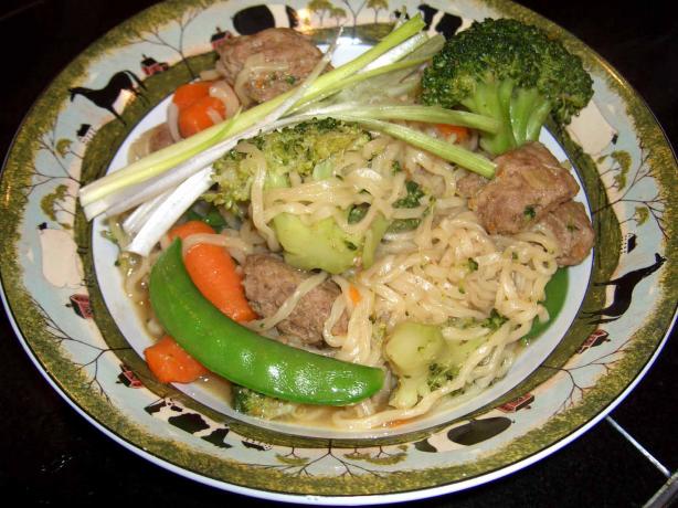 Asian Meatball Soup. Photo by mersaydees
