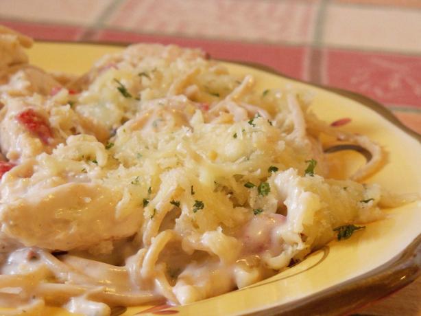 Olive Garden Chicken and Shrimp Carbonara. Photo by SweetsLady