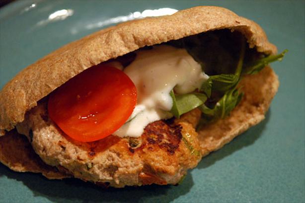 Chicken Pita Burger. Photo by -Sylvie-