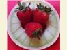 Melon Rings with Strawberries