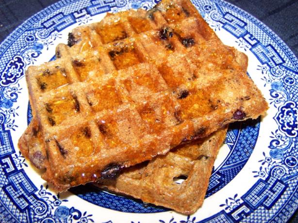 Blueberry Whole Grain and Bran Waffles. Photo by Bobbiann
