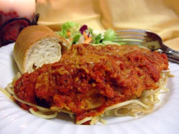Kittencal's Chicken Parmesan (Low-Fat and Delicious!). Photo by HokiesMom