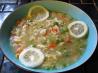 Chicken Lemon Soup W/Rice and Vegetables