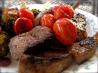 Grilled Marinated Lamb Chops With Balsamic Cherry Tomatoes. Recipe by lazyme
