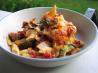 Rustic Baked Pasta With Roasted Vegetables and Sausage. Recipe by Mama Cee Jay
