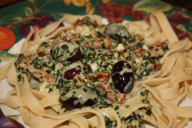 Pasta With Pesto and Parmesan. Photo by Leggy Peggy