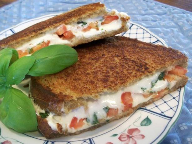 Grilled Tomato & Cheese. Photo by 2Bleu