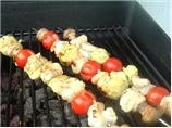 BBQ Tiger Prawn Kebabs