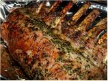 Rack of Lamb with Minted Pea Puree