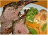 Rack of Lamb with Minted Pea Puree