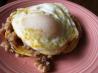 Open-Face, Meatless Breakfast Sandwich. Recipe by Chefella