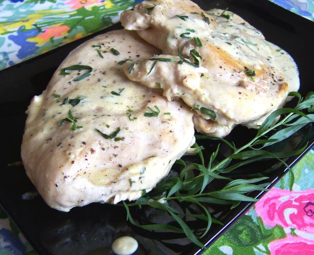 Chicken Breasts With Fresh Tarragon- Dijon Mustard Pan Sauce. Photo by Rita~