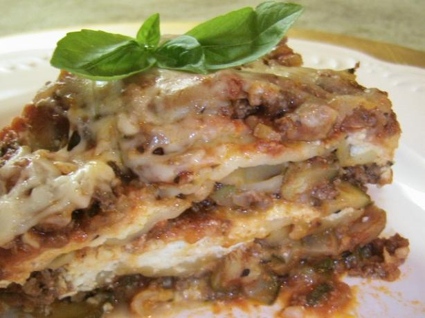 Mile-High Crock Pot Lasagna With Zucchini or Spinach. Photo by BecR