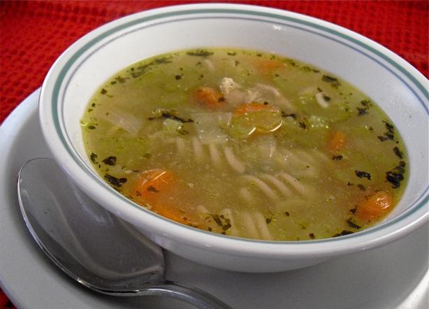 Chicken-Pasta Soup. Photo by PaulaG