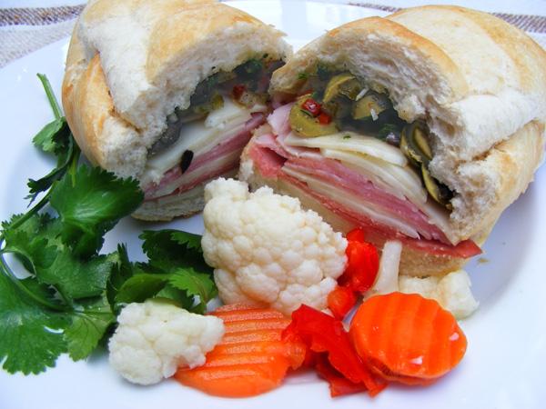 Muffuletta Sandwich (Schlotzsky Style). Photo by Lavender Lynn