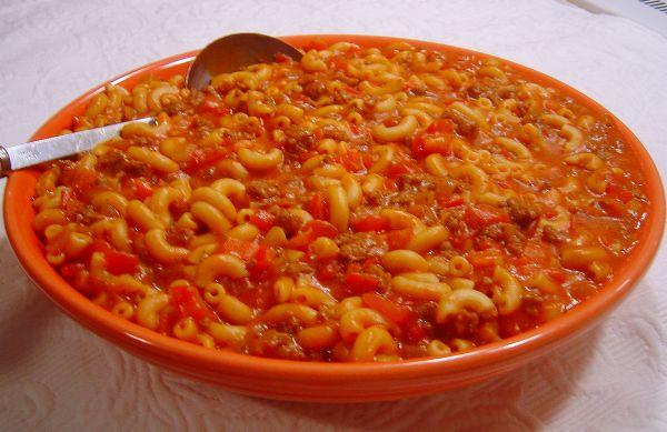 Cheesy Beef and Macaroni Goulash. Photo by :(