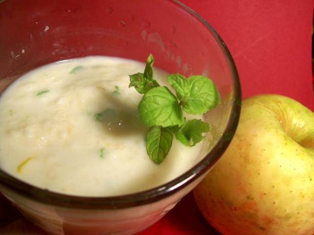 Apple Mint Yoghurt Salsa. Photo by Sharon123