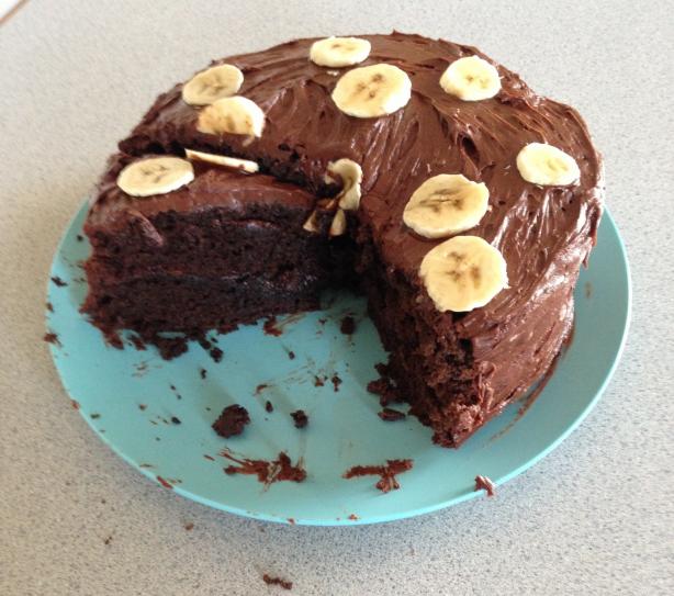 Chocolate Banana Cake. Photo by Marleemw