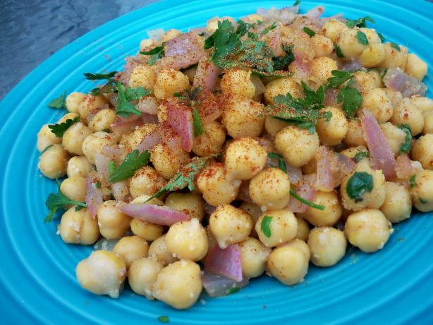 Warm Chickpea Salad With Ginger. Photo by *Parsley*
