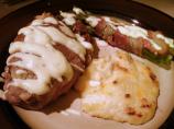 Crab Stuffed Steak With a Bearnaise Sauce