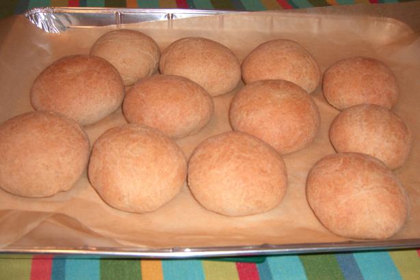 100% Whole Wheat Rolls. Photo by nutri-mom1