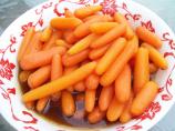 Pineapple Juice/Brown Sugar Glazed Baby Carrots
