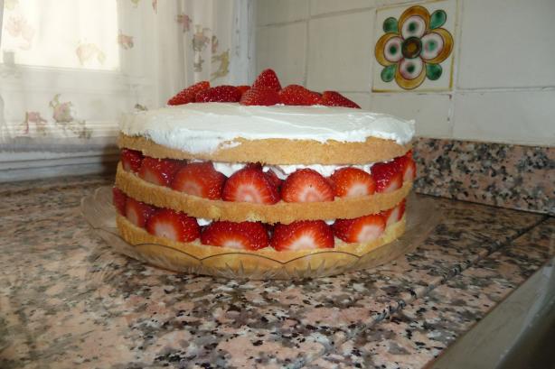 Strawberry Cream Cake - America's Test Kitchen. Photo by MariaLuisa