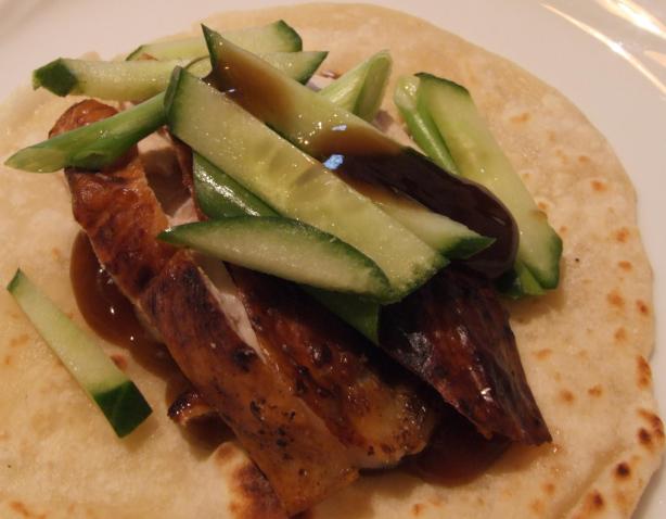 Peking Chicken With Mandarin Pancake. Photo by Peter J