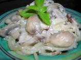 Vic Reeves' Stilton Spaghetti With Mushrooms