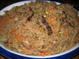 Chapchae (Noodles With Beef and Mixed Vegetables)