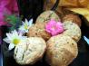 Banana, Orange & Pecan Muffins. Recipe by Peach01