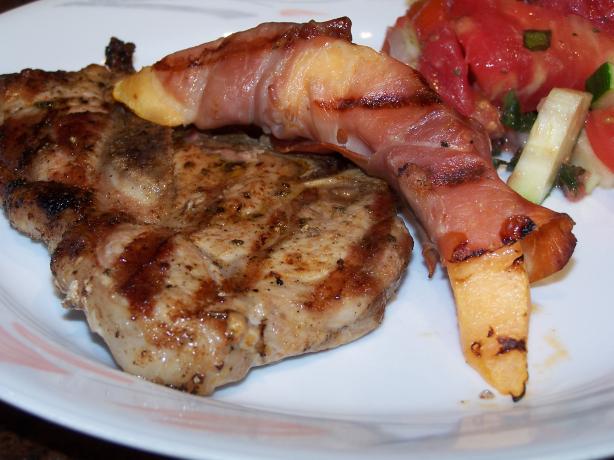 Grilled Prosciutto-Wrapped Cantaloupe. Photo by Rita~