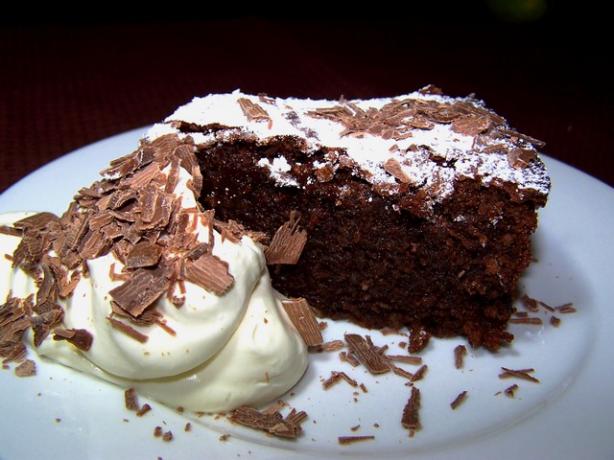 Almond Chocolate Cake (No Flour). Photo by **Jubes**