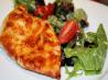 Parmesan-Crusted Chicken With Arugula Salad