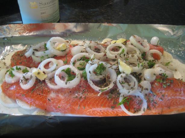 Rainbow Trout With Wine & Tarragon. Photo by Chouny