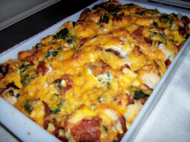 Overnight Brunch Casserole. Photo by CindiJ