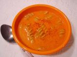 Creamy Greek Tomato Noodle Soup
